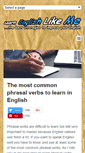 Mobile Screenshot of learnenglishlikeme.com